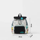 Disney Mickey Mouse Cartoon Fashion Backpack Women's Minnie Canvas School Bag Fashion Large Capacity Backpack Girls Mochila