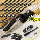 Universal Zipper Repair Kit Quick Instant Detachable Zipper Head Replacement Zipper Slider Pull for Jacket Bags Coat Free Sewing