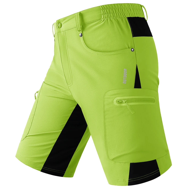 TACVASEN Quick Dry Cargo Shorts Mens Lightweight Work Cargo Shorts Multi Pockets Waterproof Outdoor Hiking Fishing Shorts Male