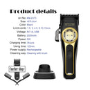 Cortadora de pelo profesional Kemei KM-2373 Baber con base de carga para hombres, cortadora de pelo eléctrica, regalo para hombres.