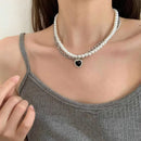 2022 Bohemian Simple Retro Little Yellow Duck Seven Star Ladybug Pearl Necklace Colorful Beaded Women Girls Party Jewelry