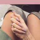 24pcs Wine Red Long Round Coffin Fake Nails With Glue Finished Art Full Cover Artificial Wearing False Nails Press On Nails Set