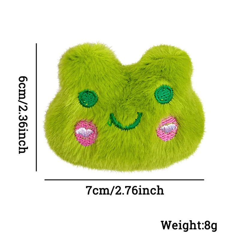 1PCS Cute Animals Frog Bear Panda Brooch Plush Rabbit Kawaii Badges Good Quality Pin For Kids Party Gifts Decoration On Bag Hat