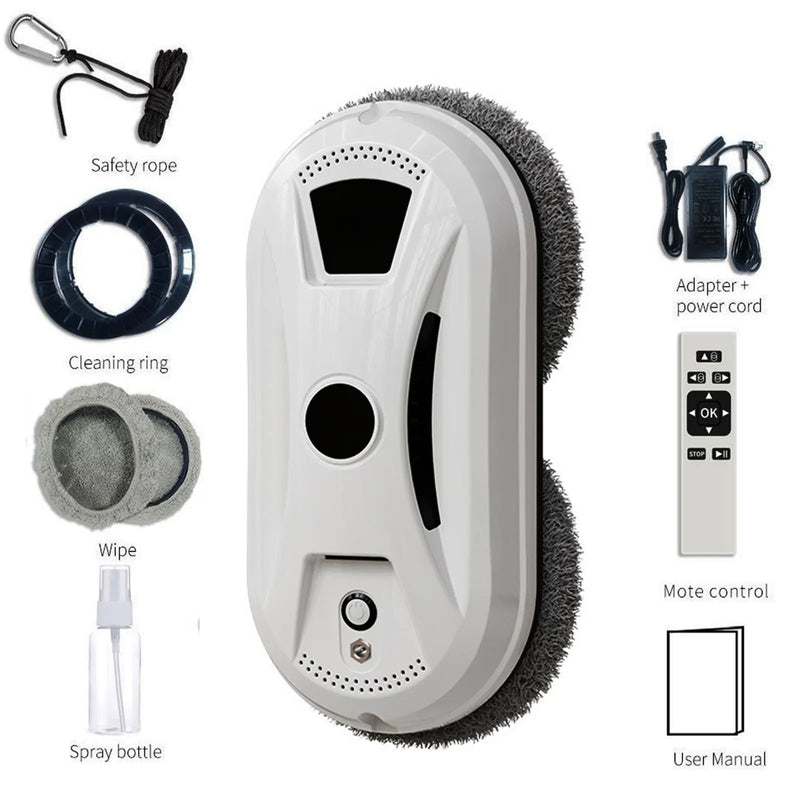 Ultra-thin Robot Vacuum Cleaner Window Cleaning Clean Glass Electric Window Cleaner Blackout Protection