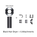 Secador de pelo Ion sin hojas Super Ionic 5 en 1 con difusor, secador de pelo profesional con ionización, secador eléctrico de aire caliente.