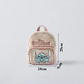 Disney Mickey Mouse Cartoon Fashion Backpack Women's Minnie Canvas School Bag Fashion Large Capacity Backpack Girls Mochila