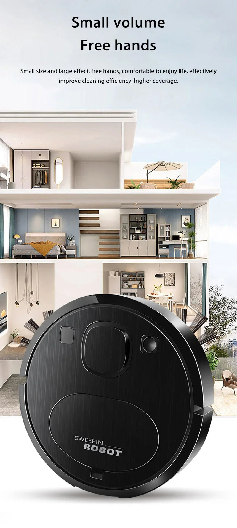 Xiaomi Smart Sweeping Robot Fully Automatic Electric Sweeper Sweeping And Mopping Machine Household Cleaning Sweeper Indoor New