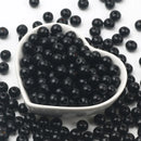 Wooden Beads 6/8/10mm Black Round Balls Loose Spacer Beads For Jewelry Making DIY Jewelry Necklace Bracelet Earrings Accessories