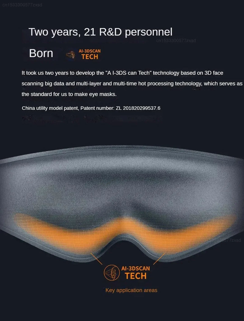 Xiaomi Dreamlight 2S Generation Full Shading Relaxing Eye Mask Sleeping Mask Block Out Light For Man Woman Portable Blindfold