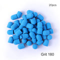 5/10/20pcs 13*19mm Nail Sanding Caps Nail Drill Bit Sanding Bands for Gel Remover Pedicure Caps Nail Polishing Manicure Tools