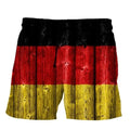 3D Print Germany National Emblem Flag Beach Shorts For Men Casual Seaside Swim Trunks Beachwear Kids Quick Dry Swim Shorts Homme