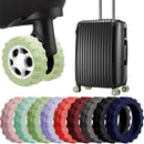 8PCS/Set Suitcase Parts Axles Travel Luggage Caster Shoes Silicone with Silent Sound Luggage Wheels Protector Reduce Noise.-zmt