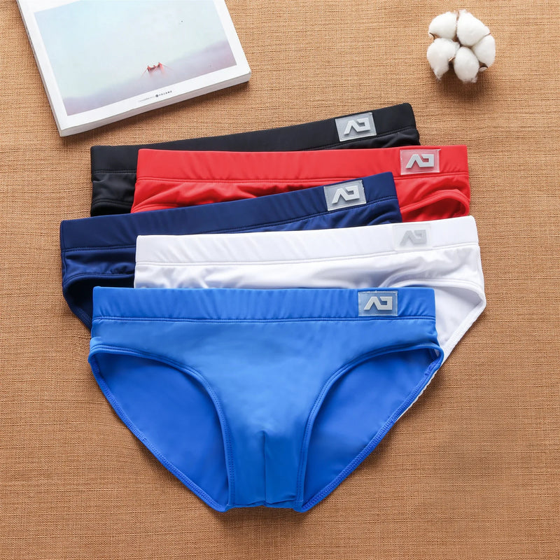 Men's elastic comfortable swimming trunks summer beach swim trunksT