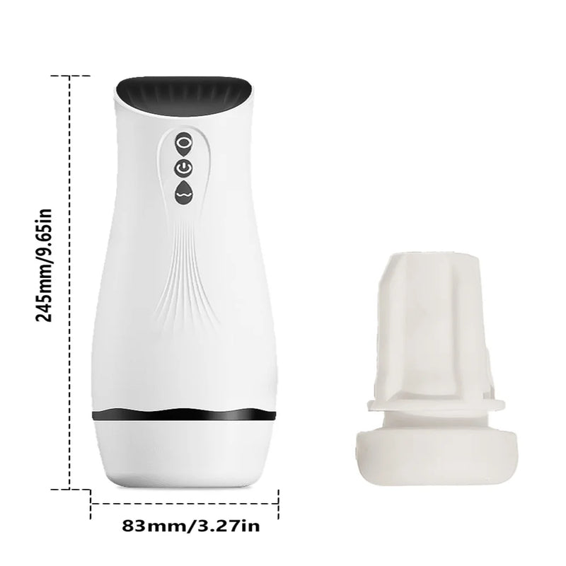 Masturbador masculino automático con succión, máquina de mamada con vibración, taza de masturbación, bomba de pene de bolsillo, juguete sexual para adultos.