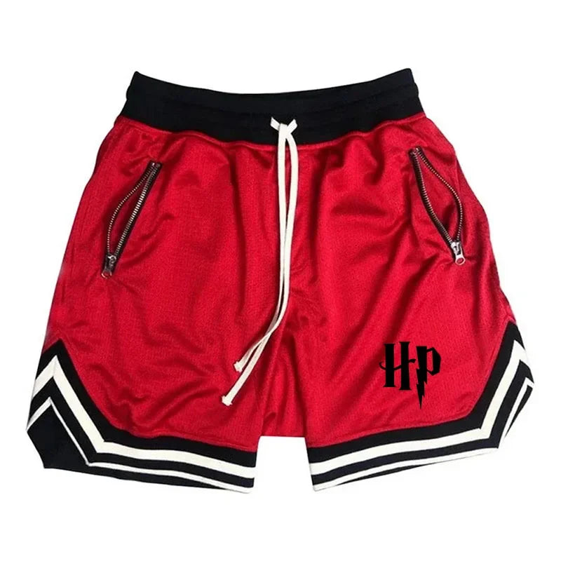 Men's Sports Basketball Shorts Mesh Quick Dry Gym Shorts for Summer Fitness Joggers Casual Breathable Short Pants Scanties Male