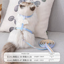 Cat Pulling Rope Cute Backpack I-Shaped Anti Breaking Loose Cat Rope Cat Chain Special for Going out Chest Strap Cat Rope