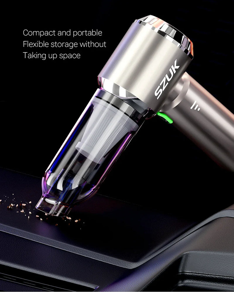 SZUK Car Vacuum Cleaner 985000PA Handheld Wireless Powerful Portable Vacuum Cleaner Home Appliance Cleaning Machine Car Cleaner