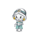 925 Sterling Silver Boy Girl and Heart Shape Pendant Charm Couple Lovers Bead Fit Pandora Original Bracelet DIY Jewelry Making