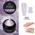 Non stick hand Extension gel Soft Solid Gel Polish 3D Multigel Stereoscopic Carved Gel Soak Off UV LED Nail Painting Sculpture