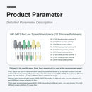 HP0412 12pcs/Kit Dental Resin Base Hidden Denture Polishing Kits for Low Speed Contra Angle Handpiece Denspay Dentistry Tools