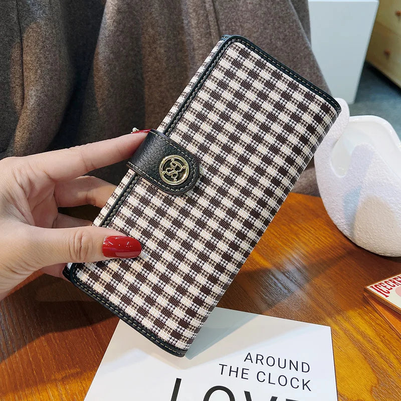 Women's Wallet 2024 New Fashion Wallet Long Design Large Capacity Luxury Wallet Multi functional Card Seat Clutch 10 Card Handba