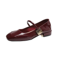 Mary Jane Women's Shoes New 2024 Fashion Elegant Not Tired Feet Shoes Shallow Mouth Low Heeled Flat Shoes for Women