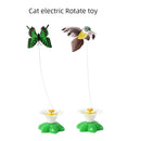 Cat Toy Automatic Cat Teaser Electric Rotate Bird Butterfly Toys Consumes Physical Strength Play Self-Hi Relieving Stuffy Handy Gadget