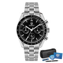 Watchdives WD1863 Quartz Watch Stainless Steel VK63 Chronograph Movement Sapphire Luminous 10Bar Waterproof 39mm Men Watches