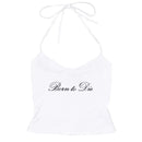 EMO Lace Y2k Tank Top Harajuku Letter Print Rock Goth Retro Crop top Streetwear Punk Sleeveless T-shirt Hiphop Spice Girls Sling