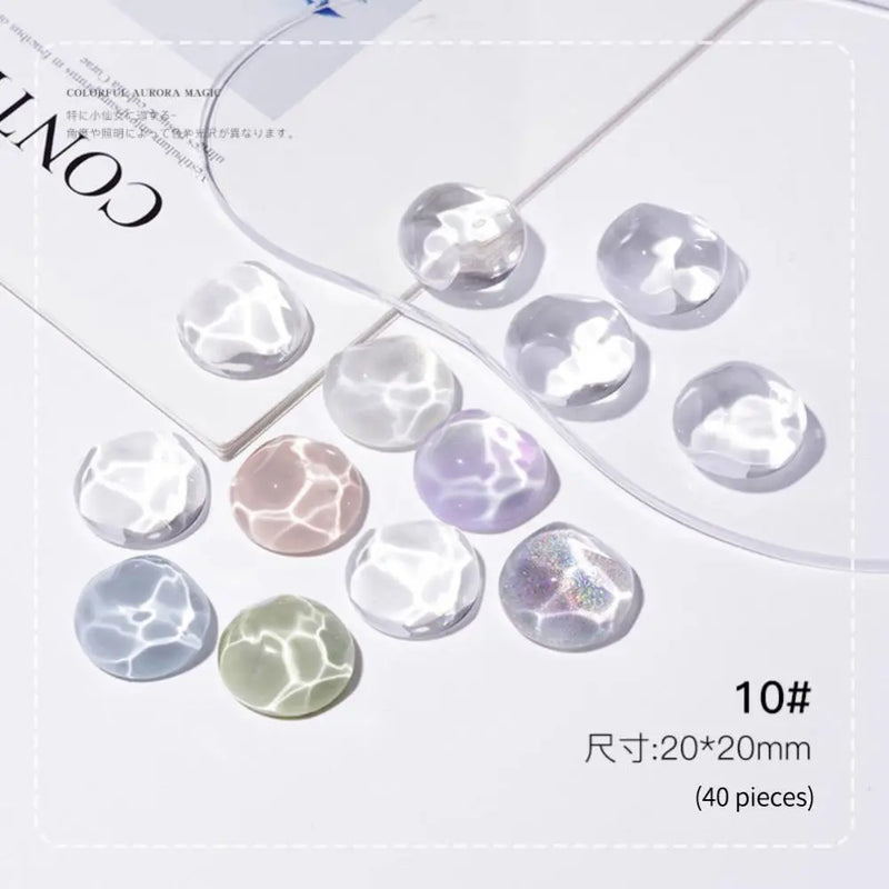 120/40/1pc Solid Glass Color Nail Art Display Board Tips Card Manicure Tools UV Gel Polish Palette Color Chart Nails Practicing