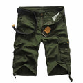 Summer New Men Cool Camouflage Cargo Shorts Straight Casual Pants Mens Multi-Pocket Loose Five-Point Short Pant Brand Streetwear