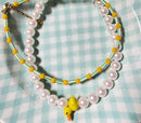 2022 Bohemian Simple Retro Little Yellow Duck Seven Star Ladybug Pearl Necklace Colorful Beaded Women Girls Party Jewelry