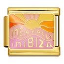 GEMOSA New Personalized Signature Words Italian Charms Link Fit 9mm Stainless Steel Bracelet Making DIY Jewelry for Women Men