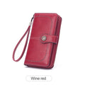 High Quality Women Wallet RFID Anti-theft Leather Wallets For Woman Long Zipper Large Ladies Clutch Bag Female Purse Card Holder