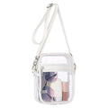 Large Clear Messenger Bag: Adjustable Shoulder Strap Sports Shoulder Bag For Work, Business, & Traveling