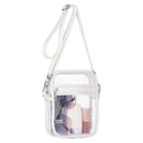 Large Clear Messenger Bag: Adjustable Shoulder Strap Sports Shoulder Bag For Work, Business, & Traveling