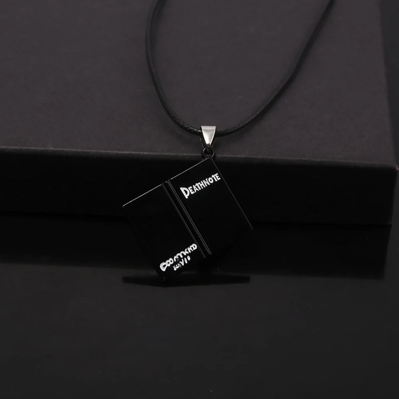 Anime Death Note Keychain Double L Black Notebook Pendant Keyring Cospaly Key Props for Women Men Jewelry Gifts Accessories