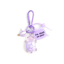 Creative Candy Color Flower Heart Pendant Keychain Cute Small Flower Key Ring Bag Pendant Accessories Luminous Turtle Pendant