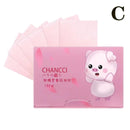 Facial Oil Suction Paper 100 Portable Withdrawable Oil Paper Tablets Oil Facial Fragrance Absorbing Shine Facial Controls Q0D1