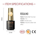 طلاء أظافر روزاليند غير لامع 7 مل، طلاء أظافر جل فيرنيس شبه دائم، طلاء أظافر جل قابل للنقع، فن مانيكير