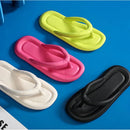 Non-slip Women's Slippers High Quality Candy Colors EVA Bathroom Slippers Cute Soft Couple Sandals Summer