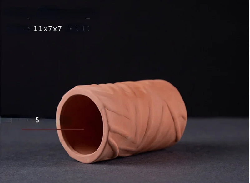 Fish Tank Landscaping Clay Pot Shrimp Cixi Dodging Tank Breeding Fish Nest Shaped Rock Aquarium Supplies