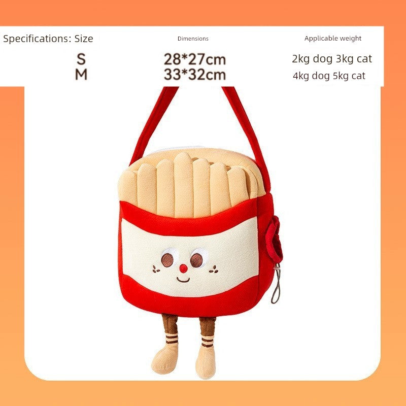 Cat Bag Single-Shoulder Bag Cat Bag Pet Travel Portable Bag Small Size Dogs Crossbody Bag Dog Bag Cat Diaper Bag