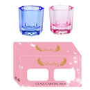 Nail Tool Crystal Cup Small Octagonal Crystal Cup Lidless Making Crystal Nail Liquid Cup Mixing Cup Set