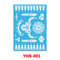 1PC Hanna Lace Tattoo Sticker White Silk Printing Waterproof Disposable Tattoo for Arm Sexy Bracelet