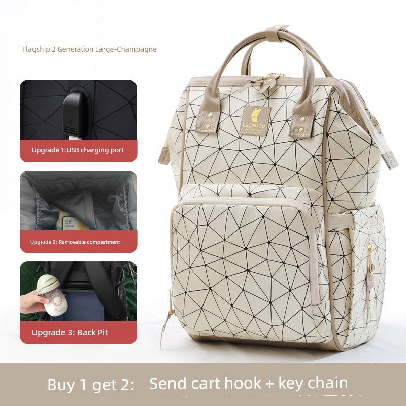 Mother and Baby Fashion out Hand-Held Tote Pregnant Women Mummy Bag