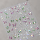 1 pc 5D Embroidery Bee Nail Art Sticker Embossed Butterfly Insect Nail Sticker High Quality Nail Art Design Decoration Sticker