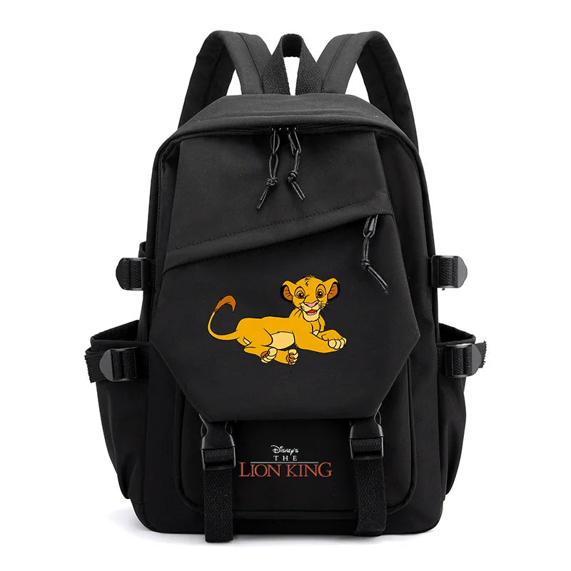 Disney The Lion King Simba Boys Girls Kids School Book Bags Women Bagpack Teenagers Travel Backpack Mochila Escolar
