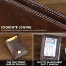 Genuine leather Men's Wallet Small Money Purses Mini Wallets Short Ultra-thin Wallet Bank Card Package Small Purse Wallet