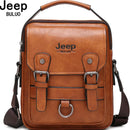 JEEP BULUO Bolsos de negocios multifunción para hombre, nuevo bolso de hombro para hombre, bolso bandolera de cuero de gran capacidad, bandolera de gran marca